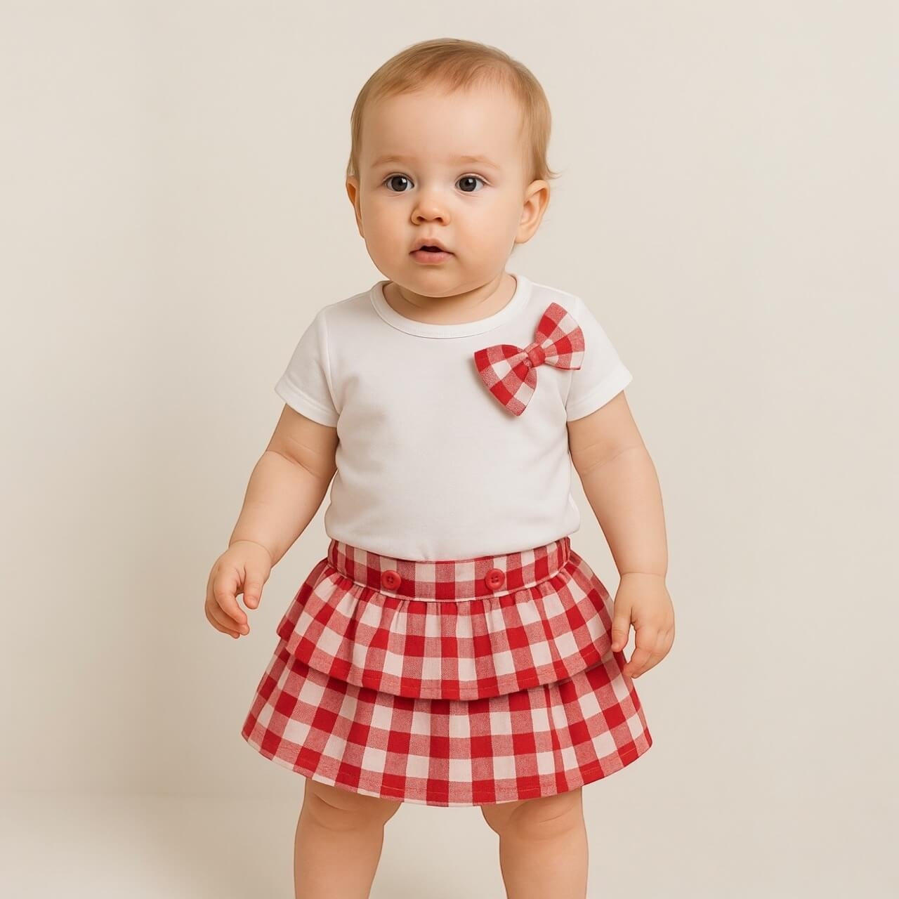 Baby-Mädchen-Baumwoll-Outfit