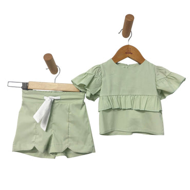 Baby-Mädchen-Baumwoll-Outfit