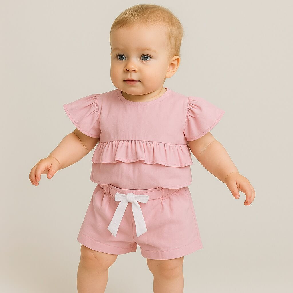 Baby-Mädchen-Baumwoll-Outfit