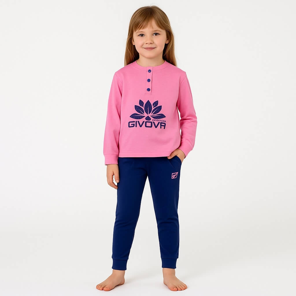 Baumwollpyjama für Mädchen von Givova