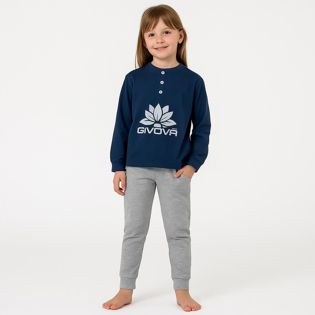 Baumwollpyjama für Mädchen von Givova