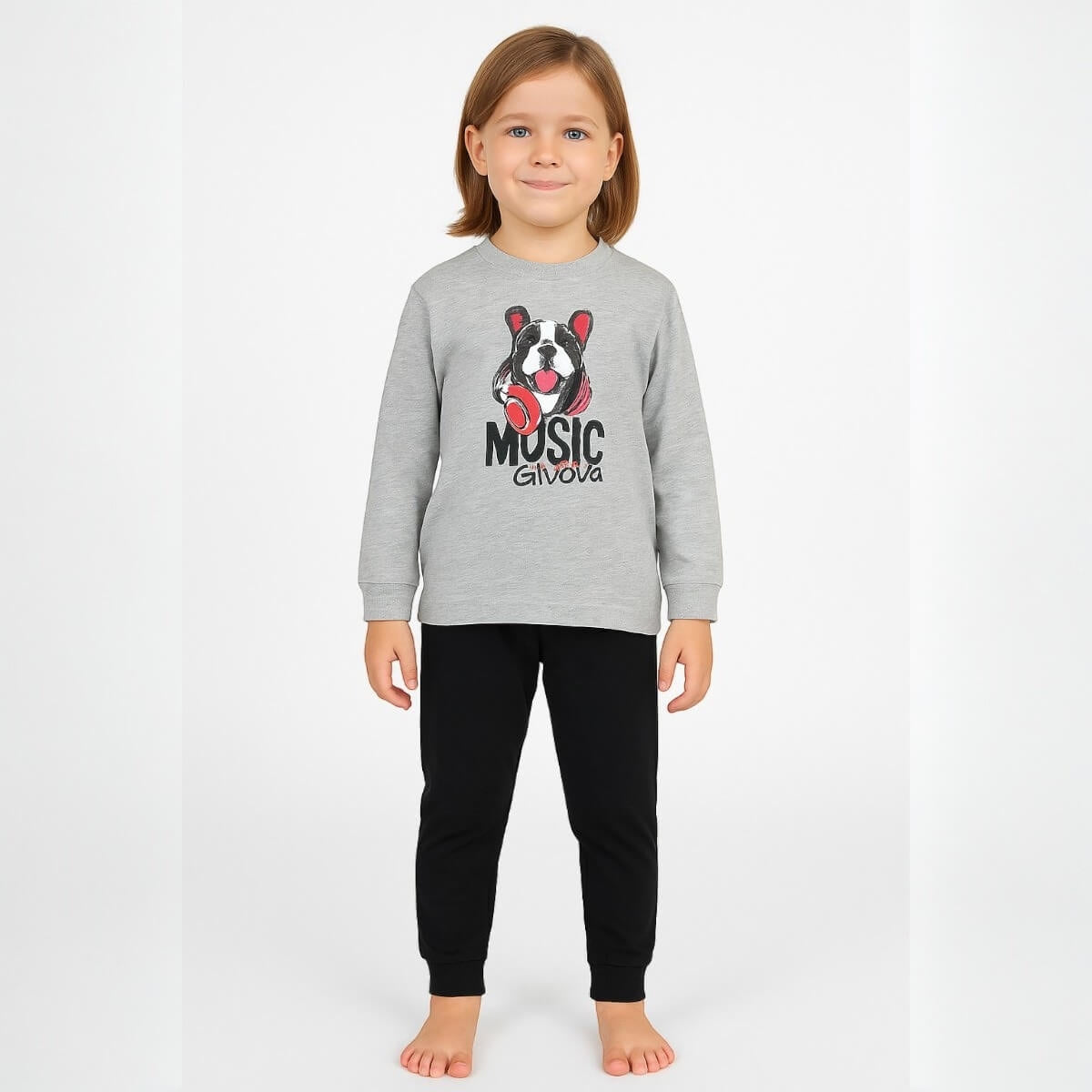 Baumwollpyjama für Mädchen von Givova