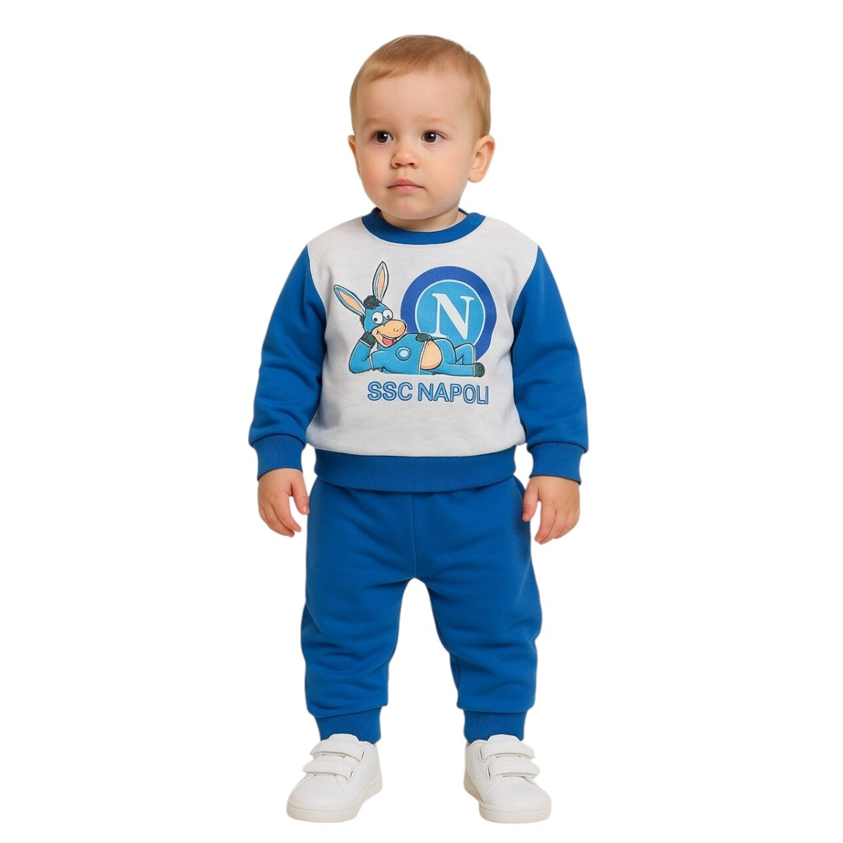 SSC Napoli Pyjama aus warmer Baumwolle