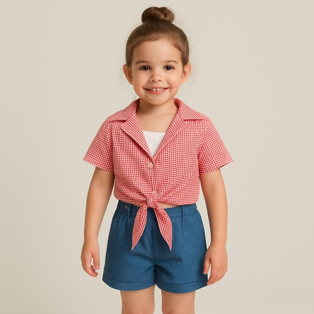Sommerliches Baby-Outfit