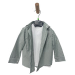 Komplett – Gestreiftes Hemd + Weißes T-Shirt