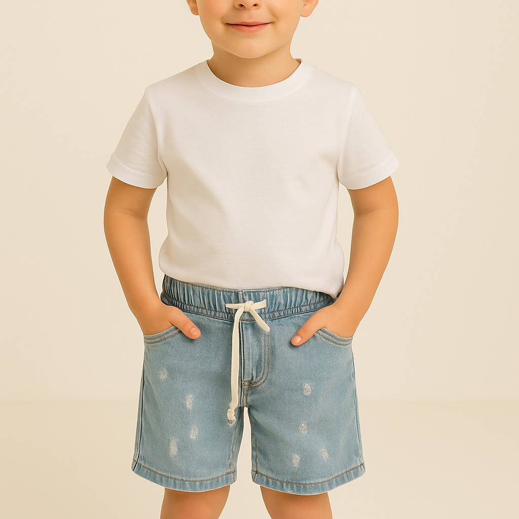 Bermudashorts in Jeans 