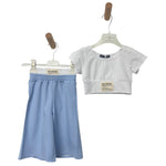 Baby-Mädchen-Outfit aus Baumwolle