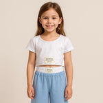 Baby-Mädchen-Outfit aus Baumwolle