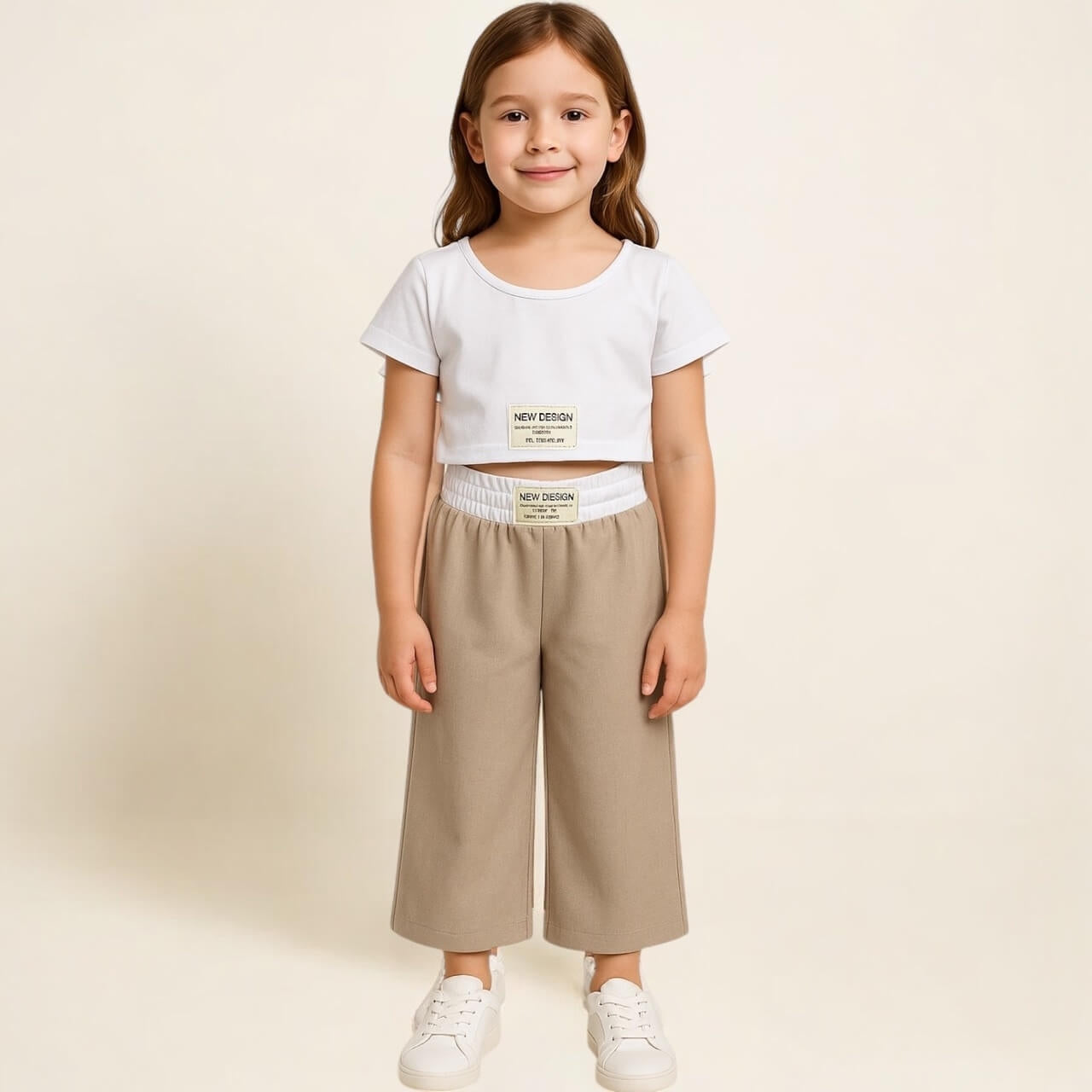 Baby-Mädchen-Outfit aus Baumwolle
