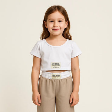 Baby-Mädchen-Outfit aus Baumwolle