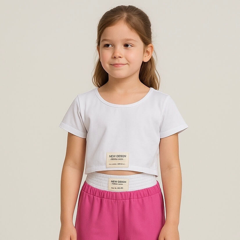 Baby-Mädchen-Outfit aus Baumwolle