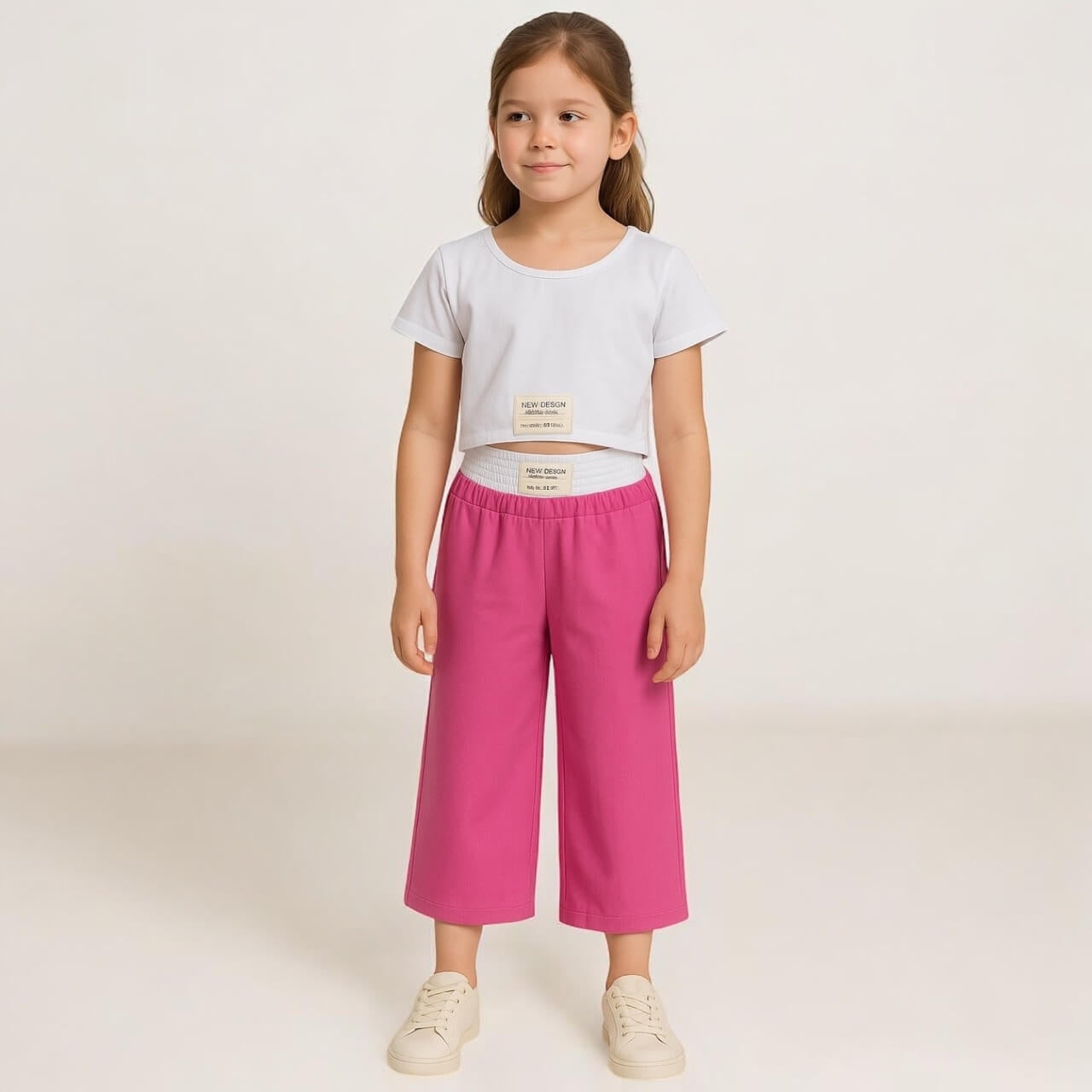 Baby-Mädchen-Outfit aus Baumwolle