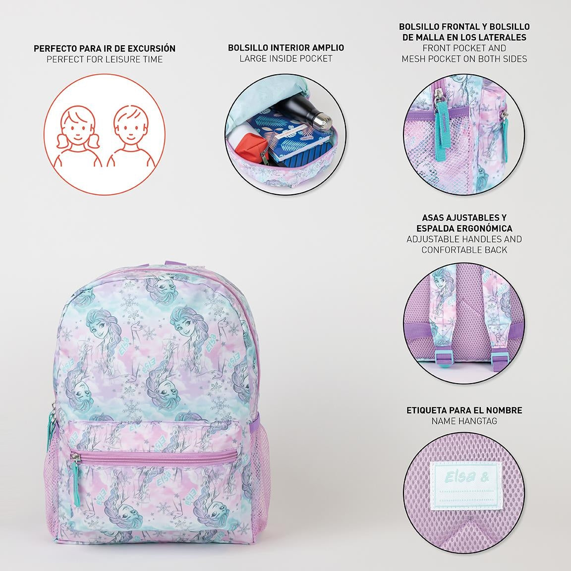 Disney Elsa Rucksack - Mehrfarbig