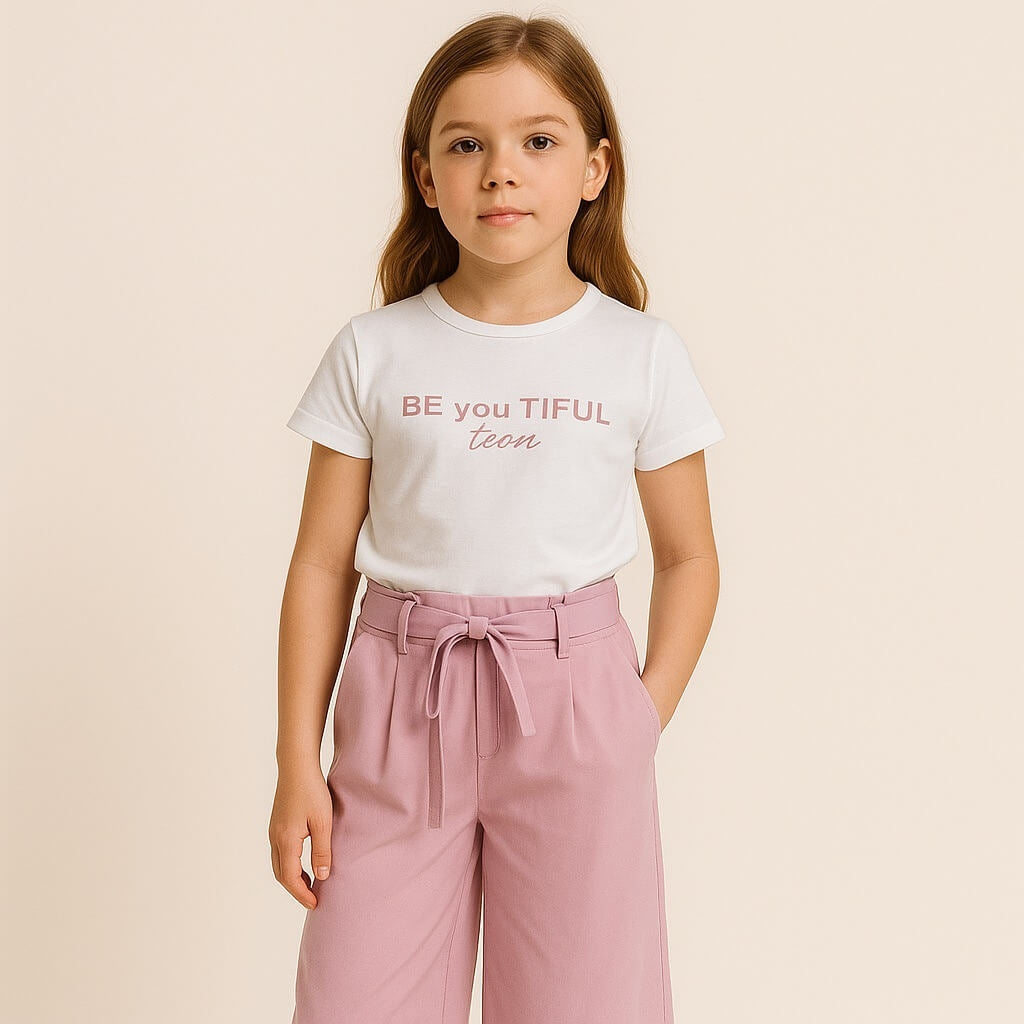 Baby-Mädchen-Outfit aus Baumwolle