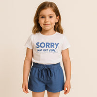 Baby-Mädchen-Outfit aus Baumwolle