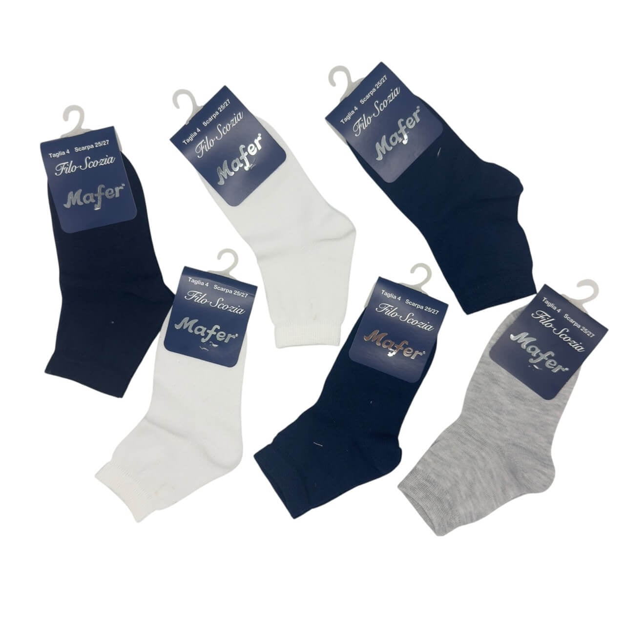 6 Mafer Baby-Baumwollsocken