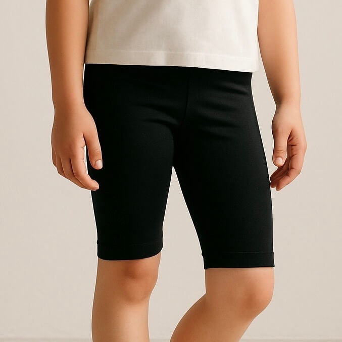 Kurze Leggings für Mädchen aus Baumwolle