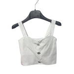 Mädchen-Set mit geknöpftem Oberteil und Hose