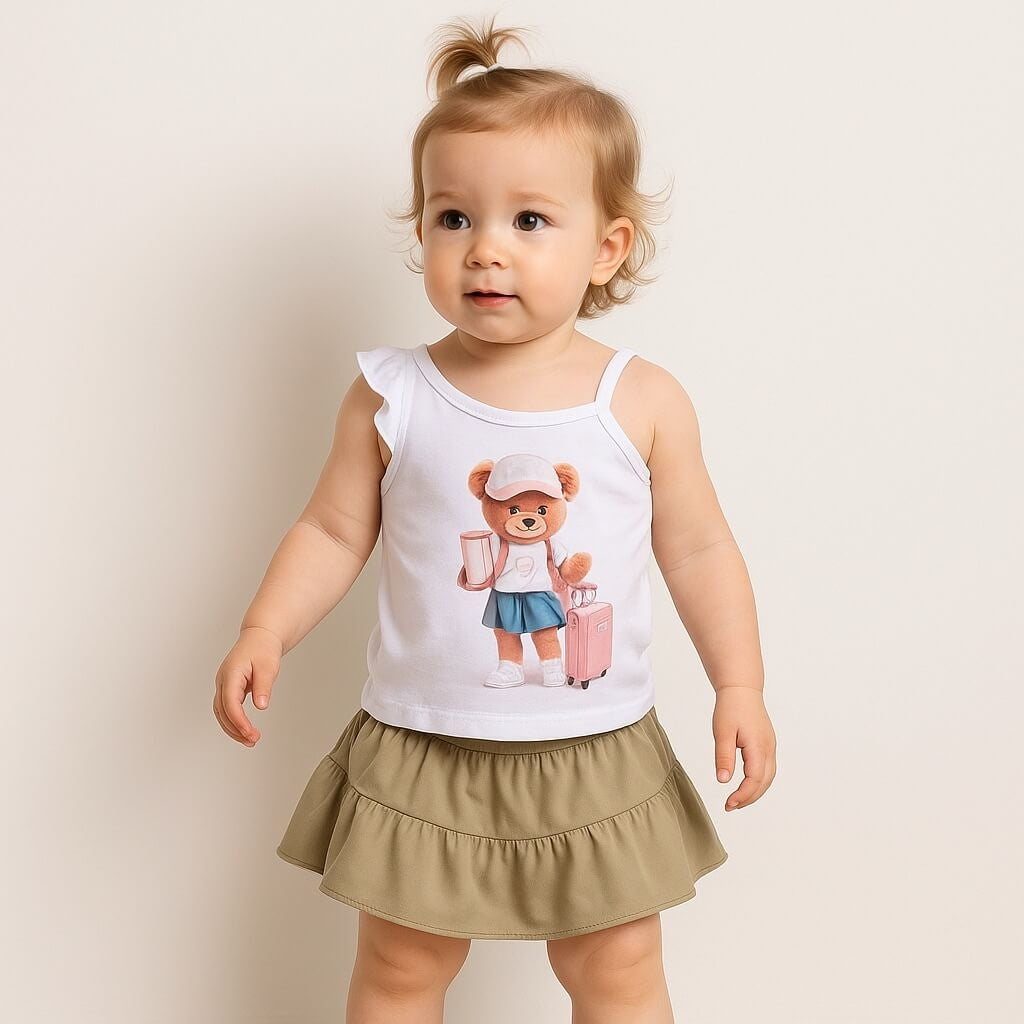 Baby-Mädchen-Baumwoll-Outfit