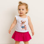 Baby-Mädchen-Baumwoll-Outfit