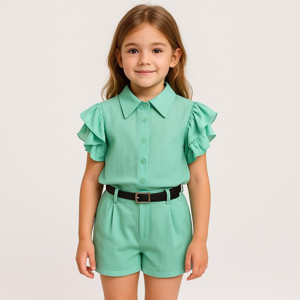 Leinenset für Baby-Mädchen