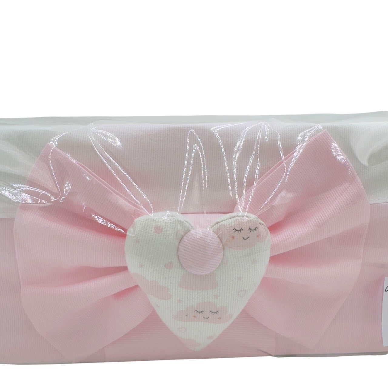 Babykorb – Mit Schleife und gesticktem Herz