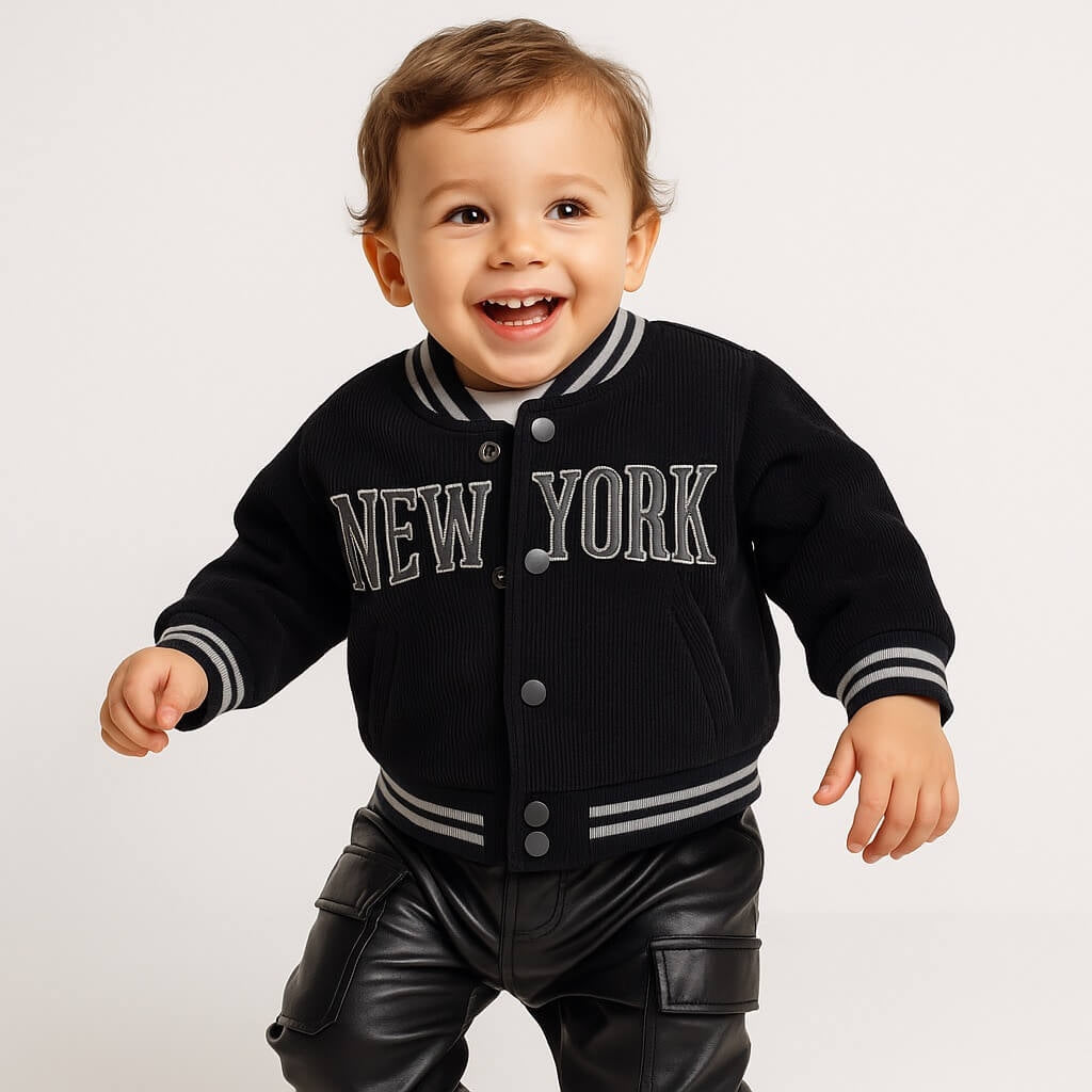 3-teiliges Baby-Outfit mit Jacke