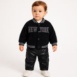 3-teiliges Baby-Outfit mit Jacke
