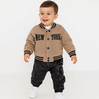 3-teiliges Baby-Outfit mit Jacke