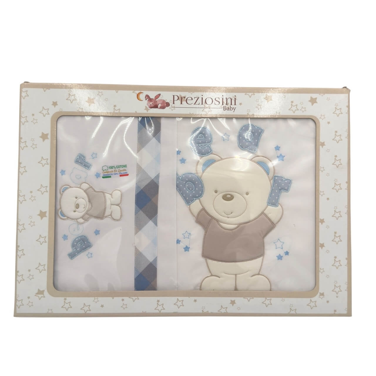 Komplettes Bettwäscheset + abnehmbare Bettdecke + Kinderwagen-Kissenbezug