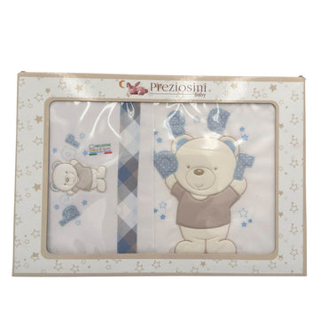 Komplettes Bettwäscheset + abnehmbare Bettdecke + Kinderwagen-Kissenbezug