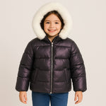 Wattierte Mädchenjacke