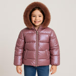 Wattierte Mädchenjacke