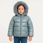 Wattierte Mädchenjacke