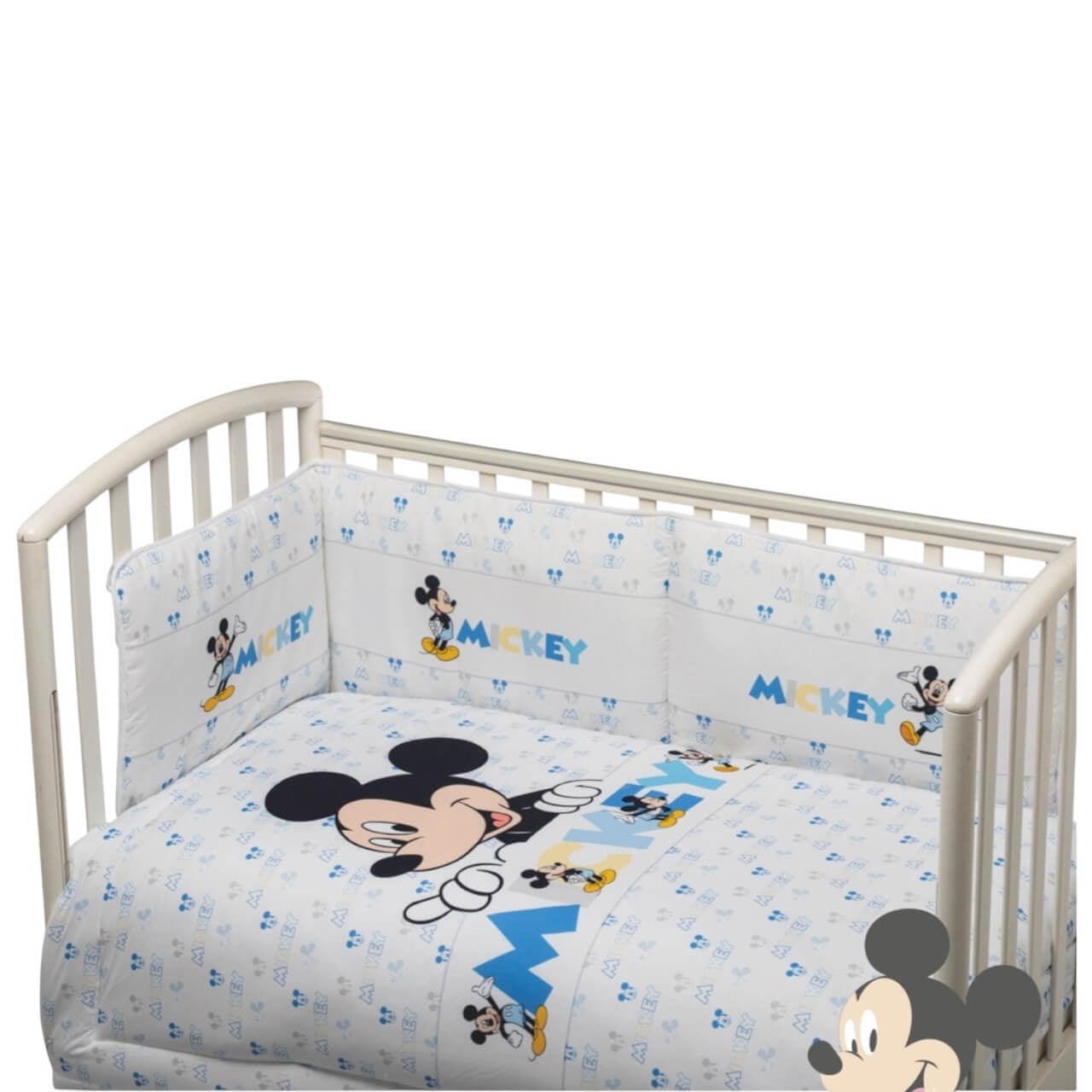 Bettdeckenset für Kinderbett mit Disney-Mikrofaser-Nestchen
