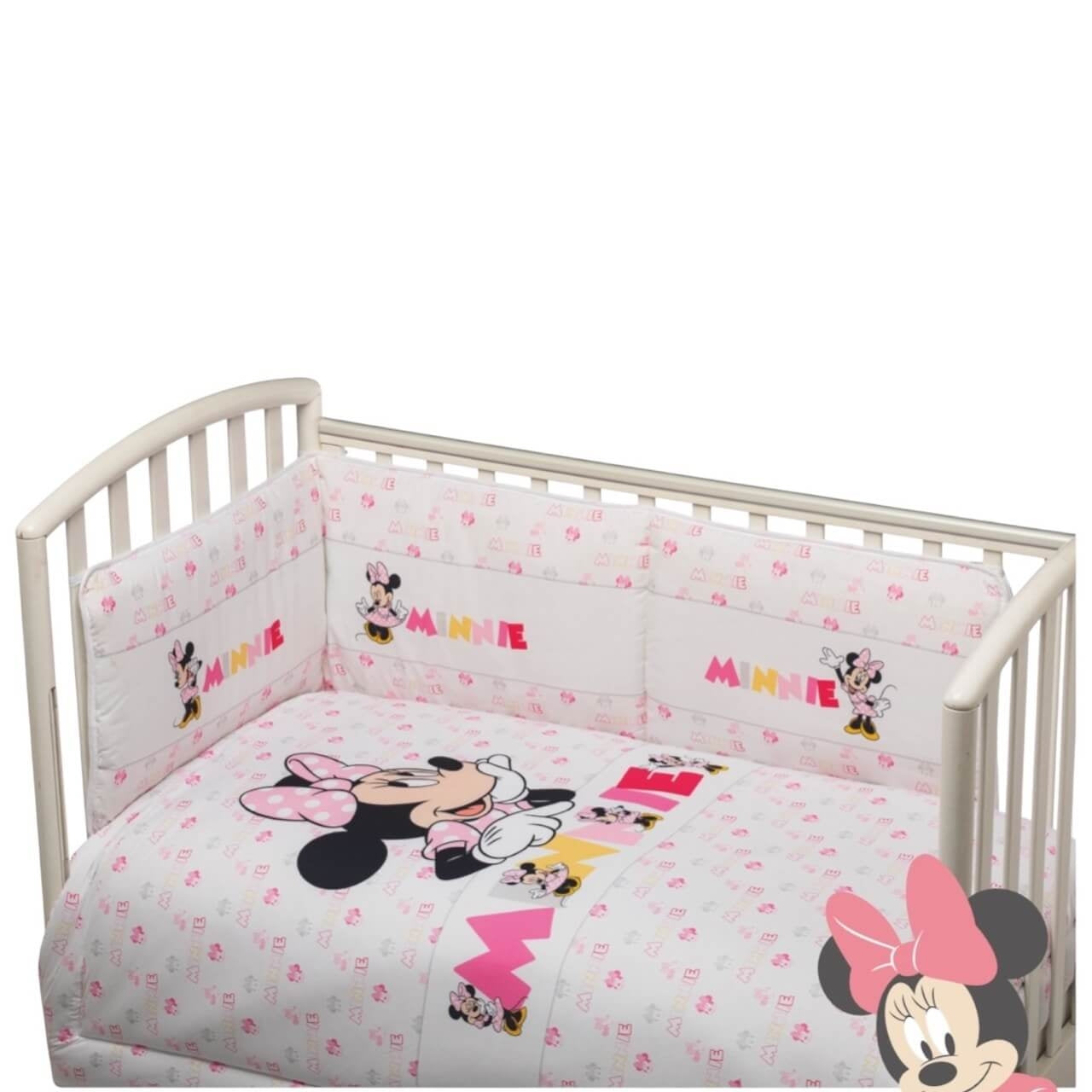 Bettdeckenset für Kinderbett mit Disney-Mikrofaser-Nestchen