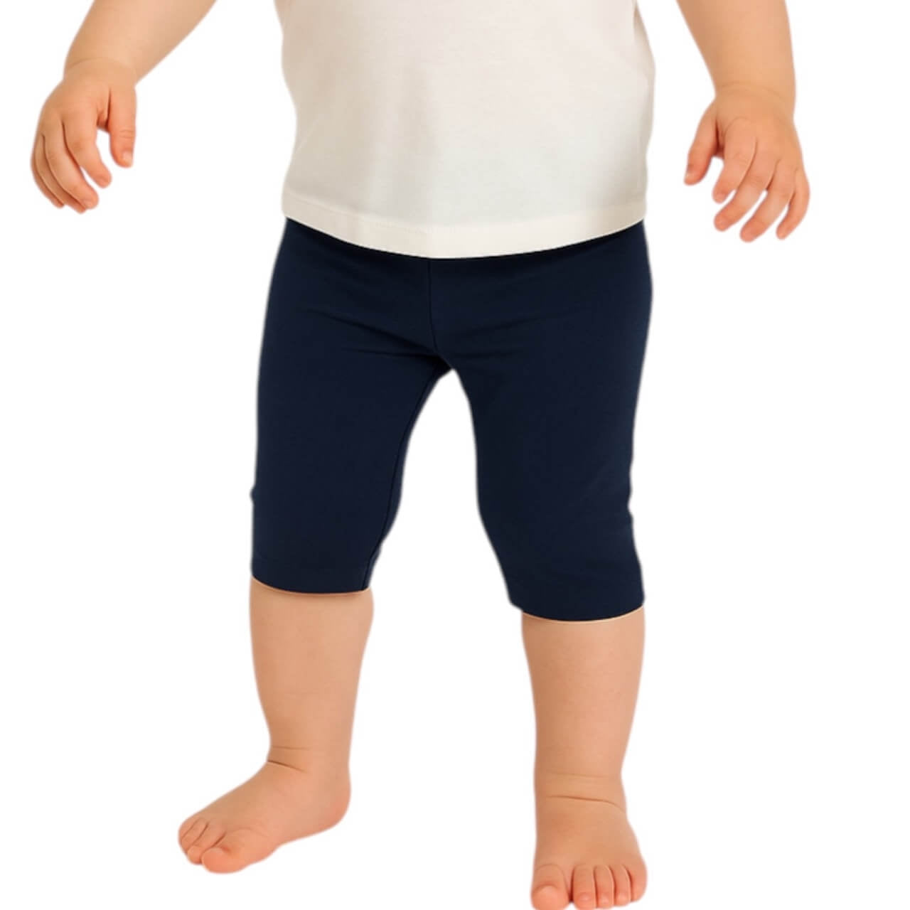 Kurze Baumwoll-Leggings für Mädchen