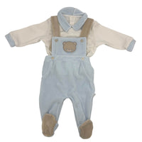 Chenille-Playsuit/Latzhose von Les Jolies
