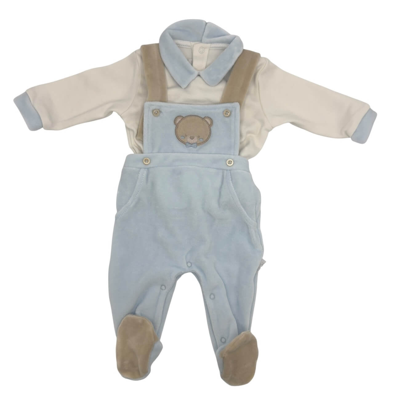 Chenille-Playsuit/Latzhose von Les Jolies