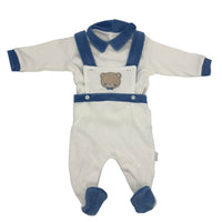 Chenille-Playsuit/Latzhose von Les Jolies