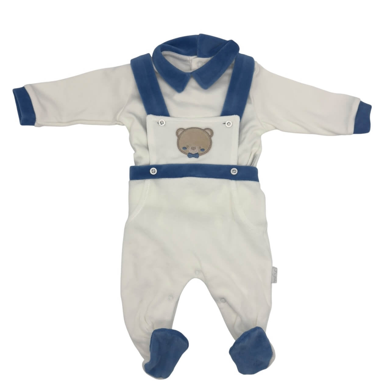 Chenille-Playsuit/Latzhose von Les Jolies