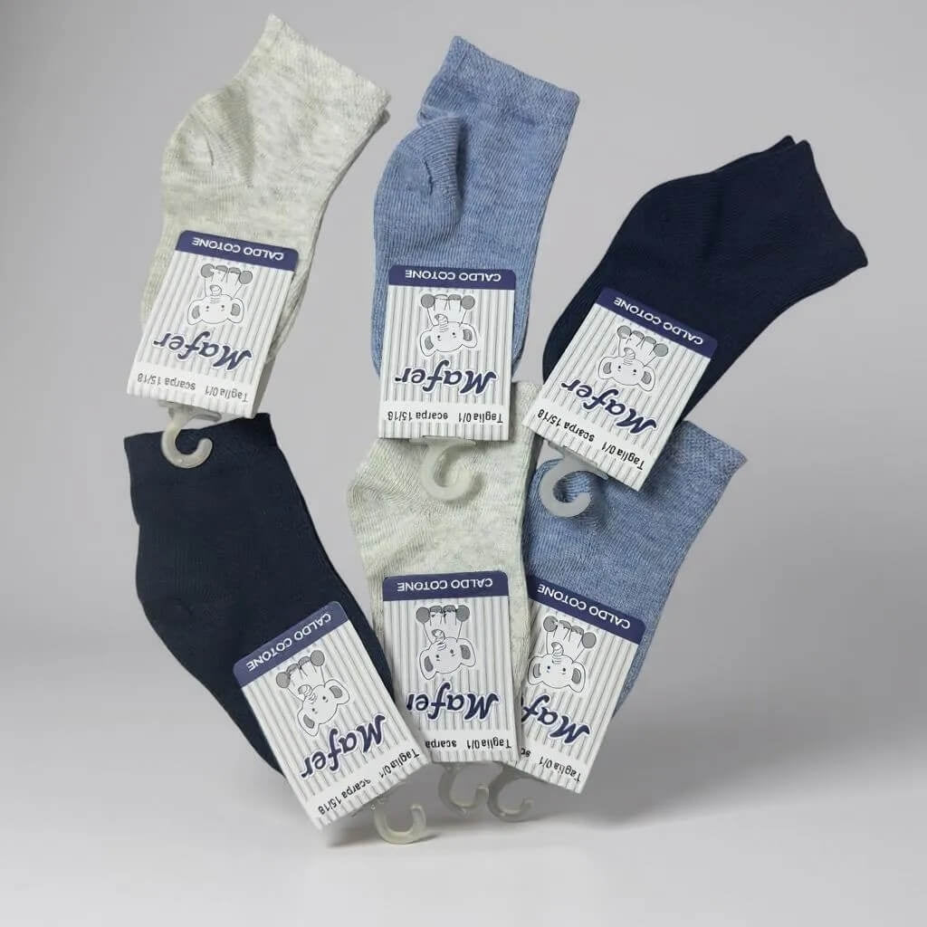 6 warme Baumwollsocken