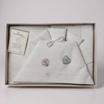 Kinderbett-Set aus 100 % Baumwolle mit Aufdruck und Stickerei