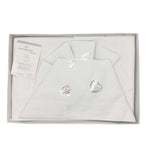 Kinderbett-Set aus 100 % Baumwolle mit Aufdruck und Stickerei