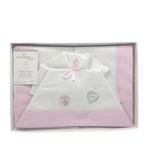 Kinderbett-Set aus 100 % Baumwolle mit Aufdruck und Stickerei