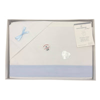 Komplettes Kinderwagenset zum Bedrucken und Besticken 100% Baumwolle