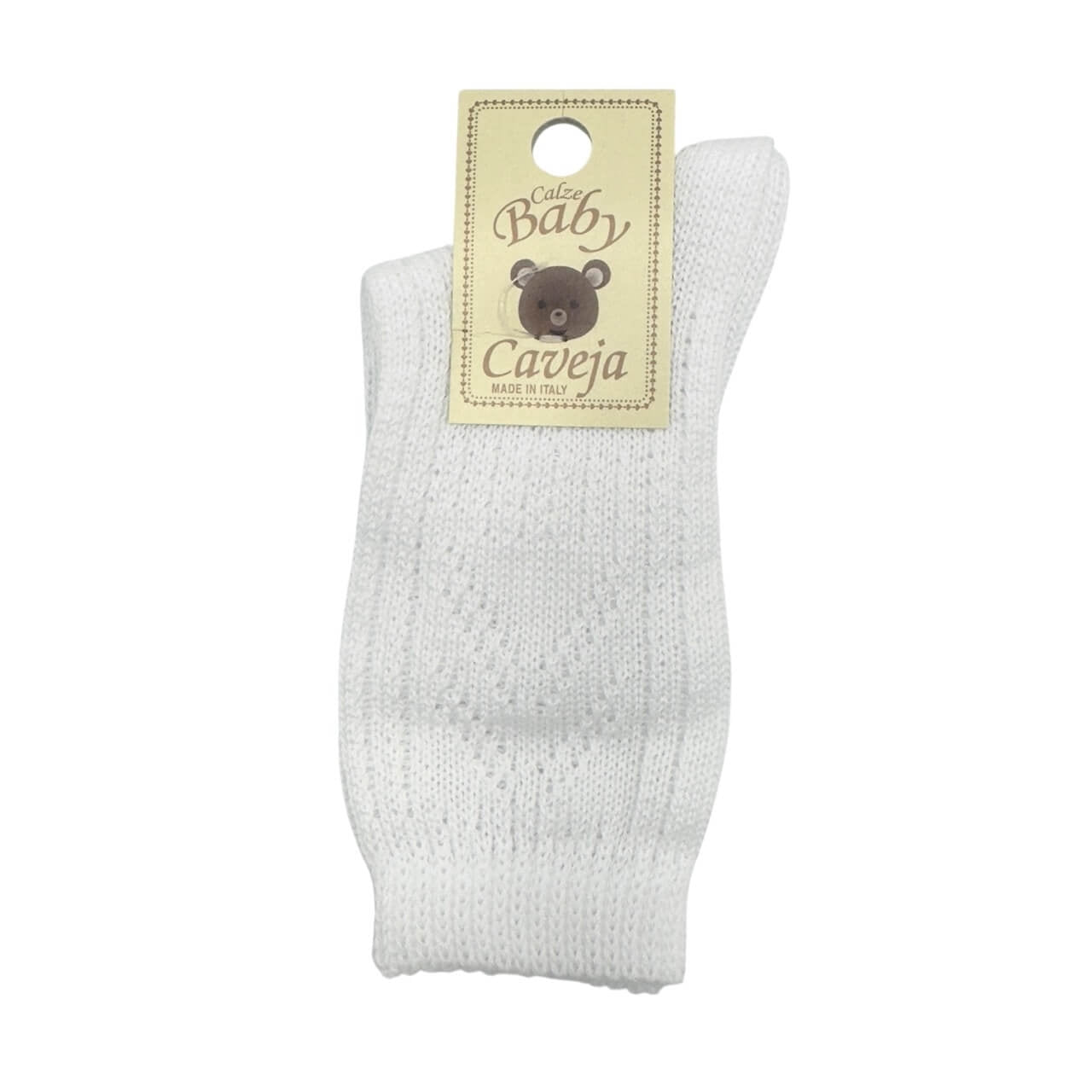Perforierte Socke aus warmer Baumwolle