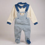 Chenille-Playsuit/Latzhose von Les Jolies
