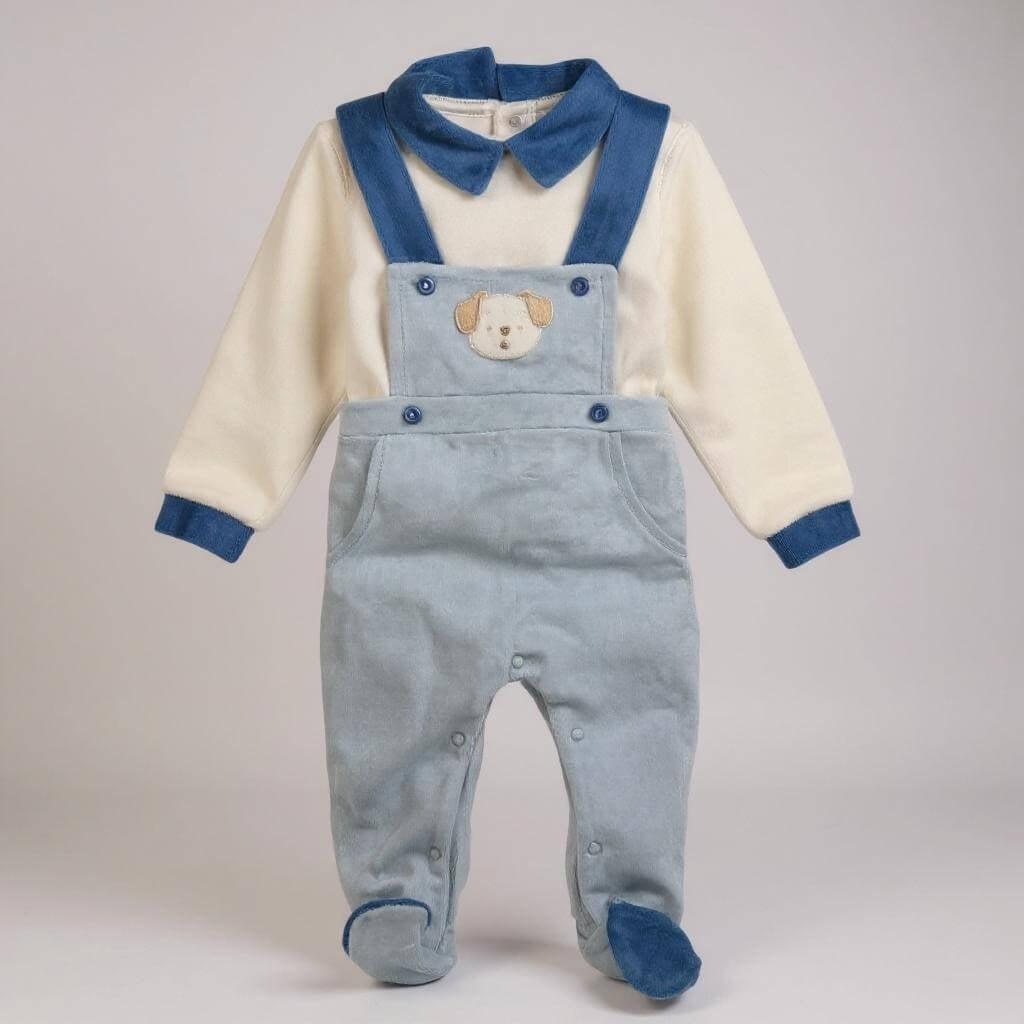 Chenille-Playsuit/Latzhose von Les Jolies