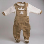 Chenille-Playsuit/Latzhose von Les Jolies